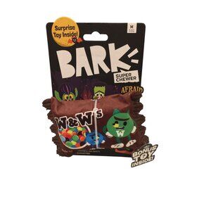 BARK Super Chewer W & W's Candy Hidden Toy Plush Dog Toy  Squeak Afraid of the B